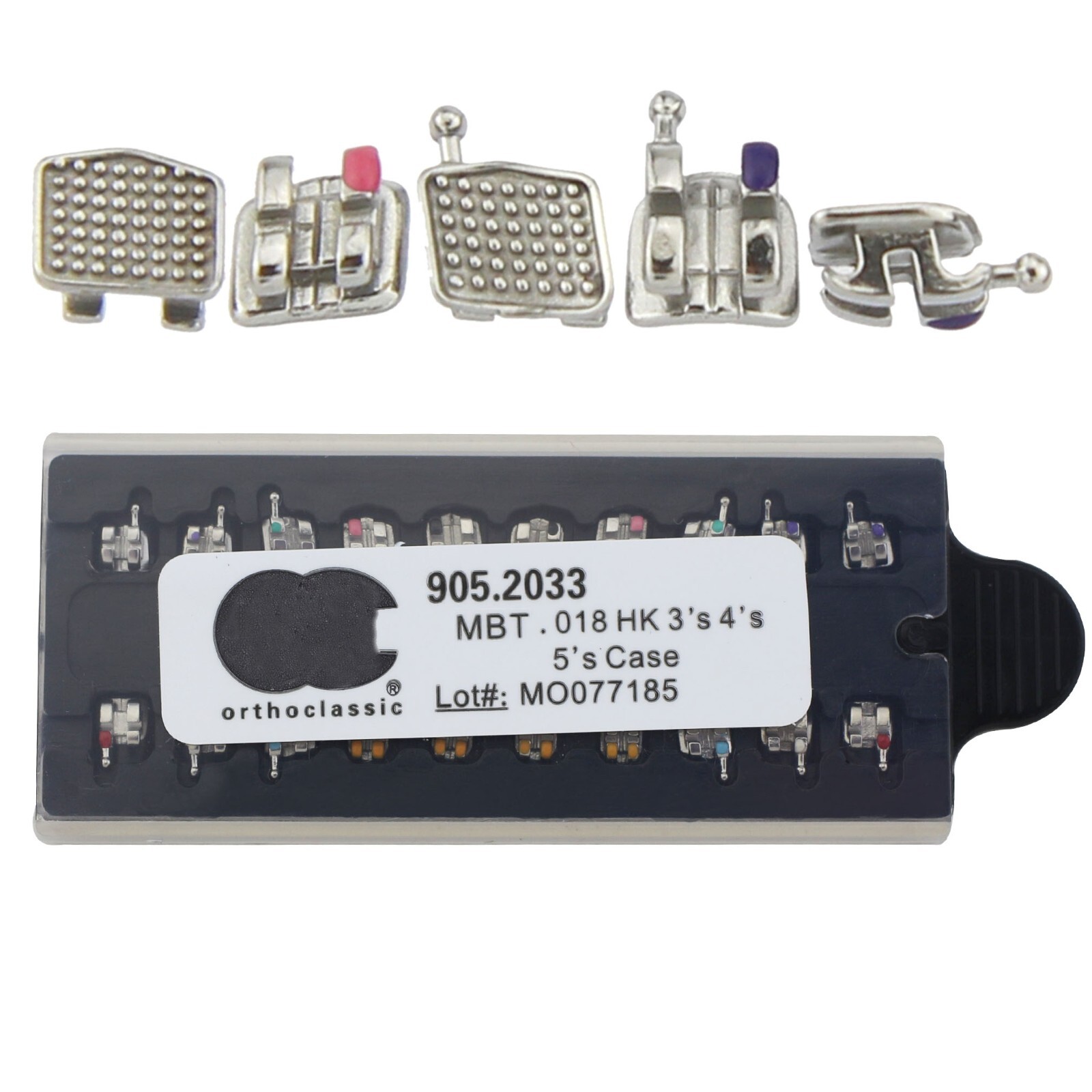 US Dental Brackets Orthodontic Metal Braces MIM Mini Roth MBT Slot 022 345 Hooks