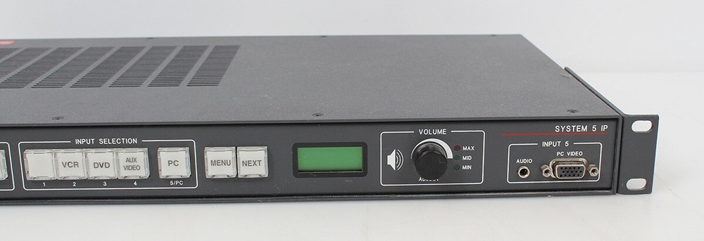 Extron System 5 IP SA FPC 8M Audio/Video Switcher w/ Front Panel Control & Amp