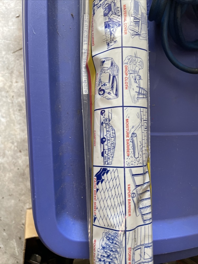 Plastic Sheeting/10 X 25 ￼/new
