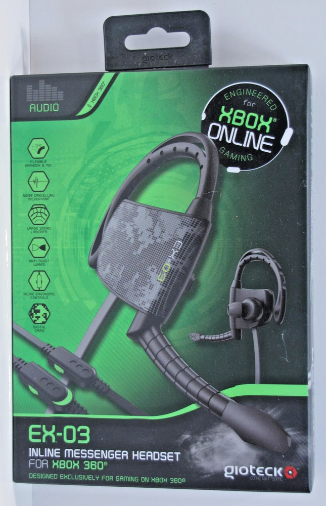 EX-03 Inline Messenger Headset for XBOX 360 by Gioteck