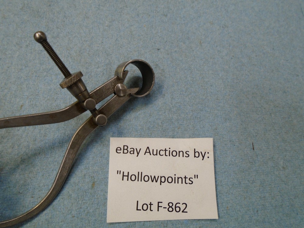 Lufkin No. 41 Spring Type 3" Outside Caliper Flat Leg with Solid Nut F862