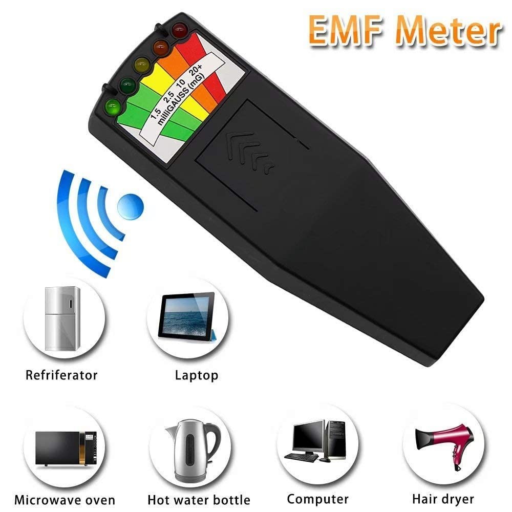 Handheld EMF Meter for Ghost Hunting - Precision Radiation Detection Device