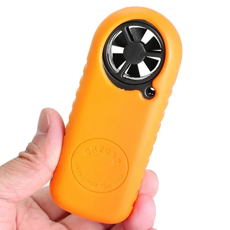Handheld Anemometer Wind Speed Meter 30m/s Temperature Tester Backlit LCD