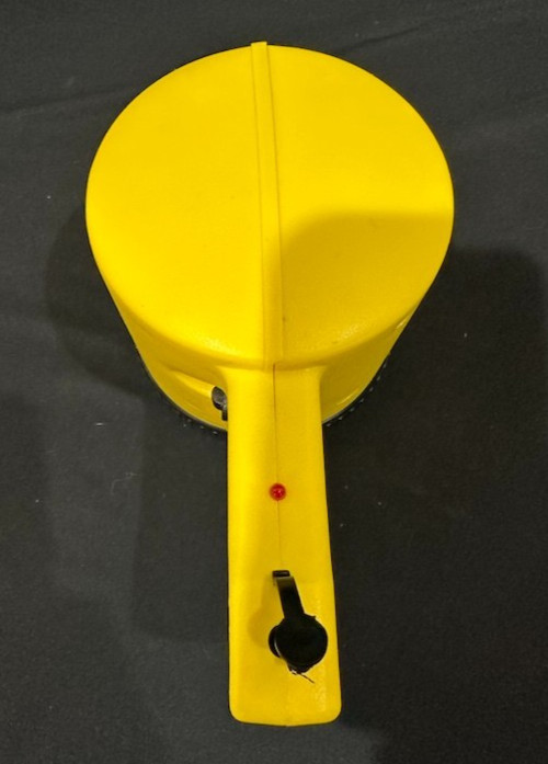 Yellow Rechargeable Spotlight with AC Charge Adapter Camping Boating RV