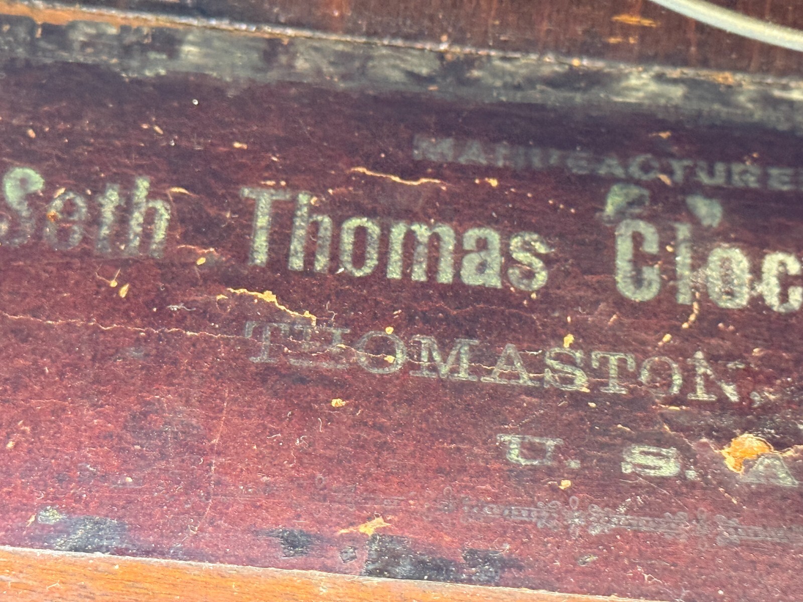 Seth Thomas City Series Newark Clock