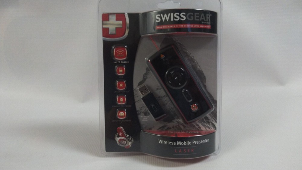 SwissGear Wireless Mobile Presenter w/Laser Pointer power point Swiss