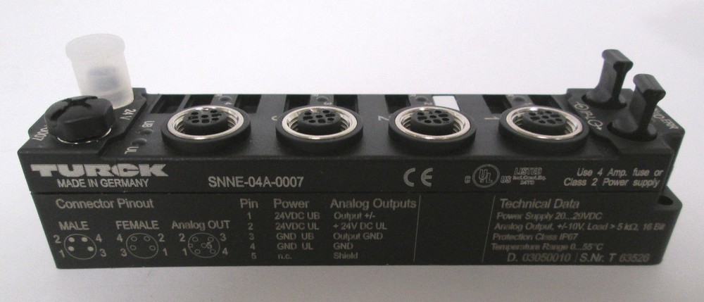 Turck SNNE-04A-0007 6824200 DeviceNet Extention Module