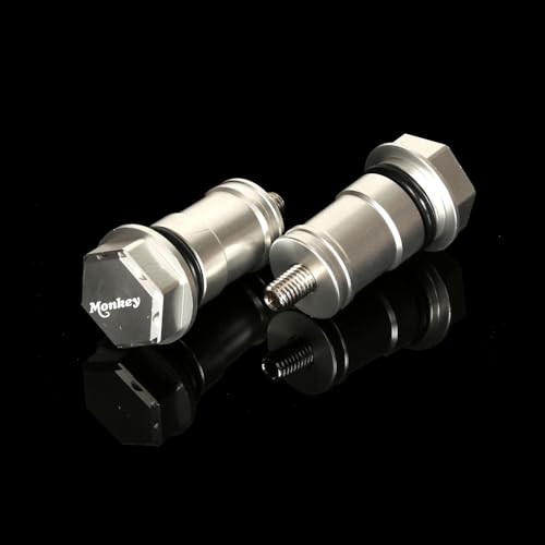 Monkey125 Hex Seat Screws Frame Cap Compatible with Monkey 125 2018-2024 Silver