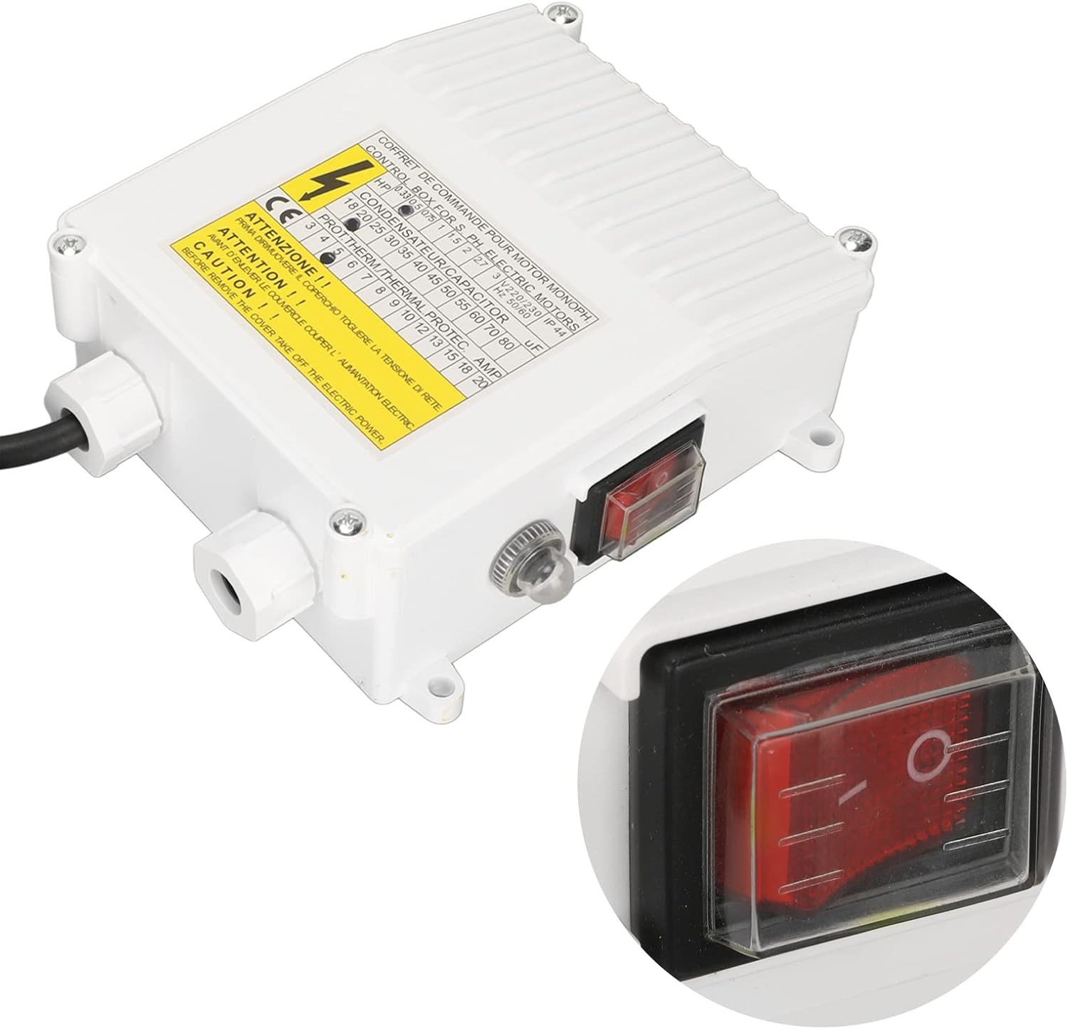 Submersible Pumps Controller, Pump Control Box for Deep Well Submersible...