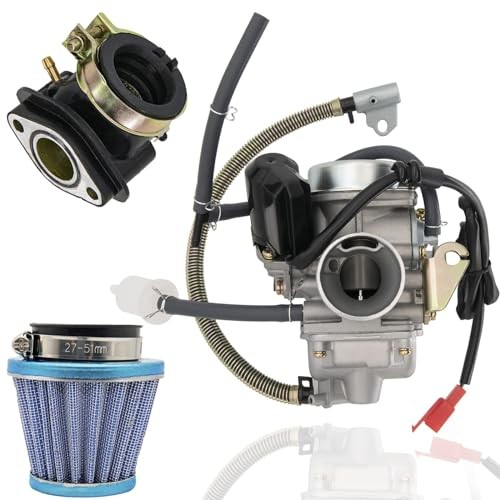 PD24J GY6 150cc Carburetor Compatible for Moped ATV Go Kart Scooter 125cc