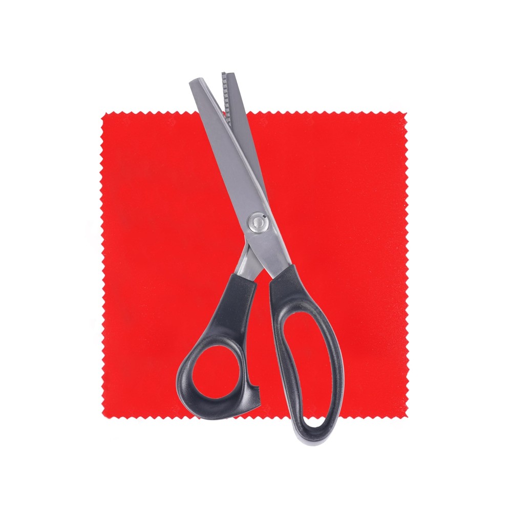 4PC Pinking Shears Set 3MM & 7MM Zig Zag Scissors for Sewing and Crafting