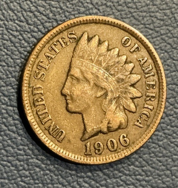 1906 Indian Head Cent - Vintage Penny