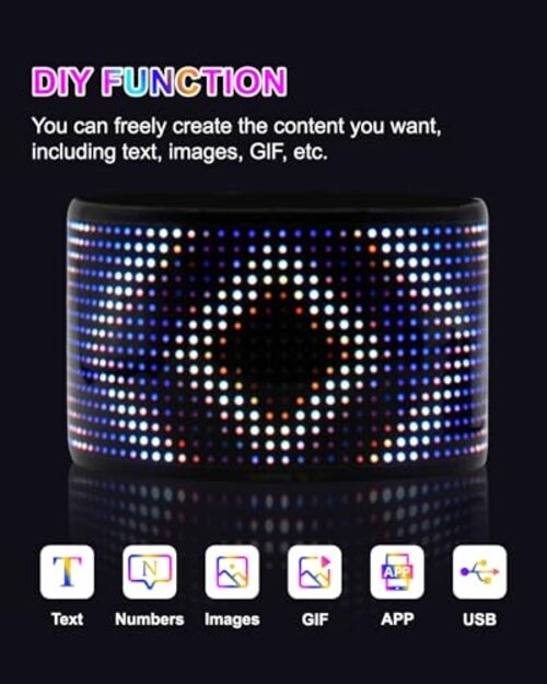 Programmable LED Scrolling Sign - Display Board with 15" x 4" Full Color