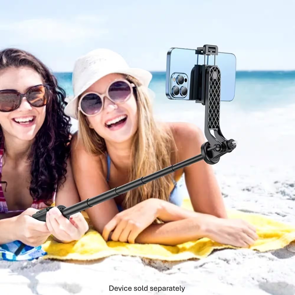 HOCO - 54" Expandable Selfie Stick and Tripod for Content Creators - Black