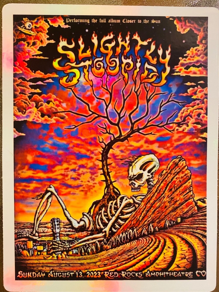 SLIGHTLY STOOPID RED ROCKS CO STICKER