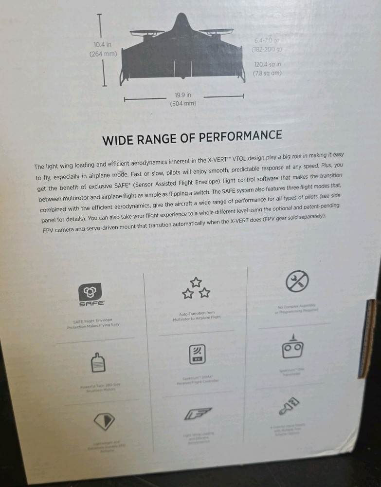 Horizon Hobby E-Flite X-Vert VTOL RTF