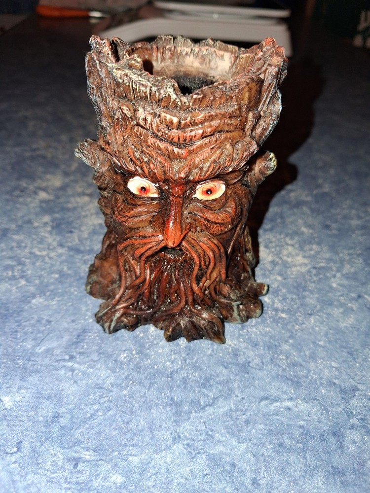 3.5 Greenman Tree Man Mini Backflow Incense Burner