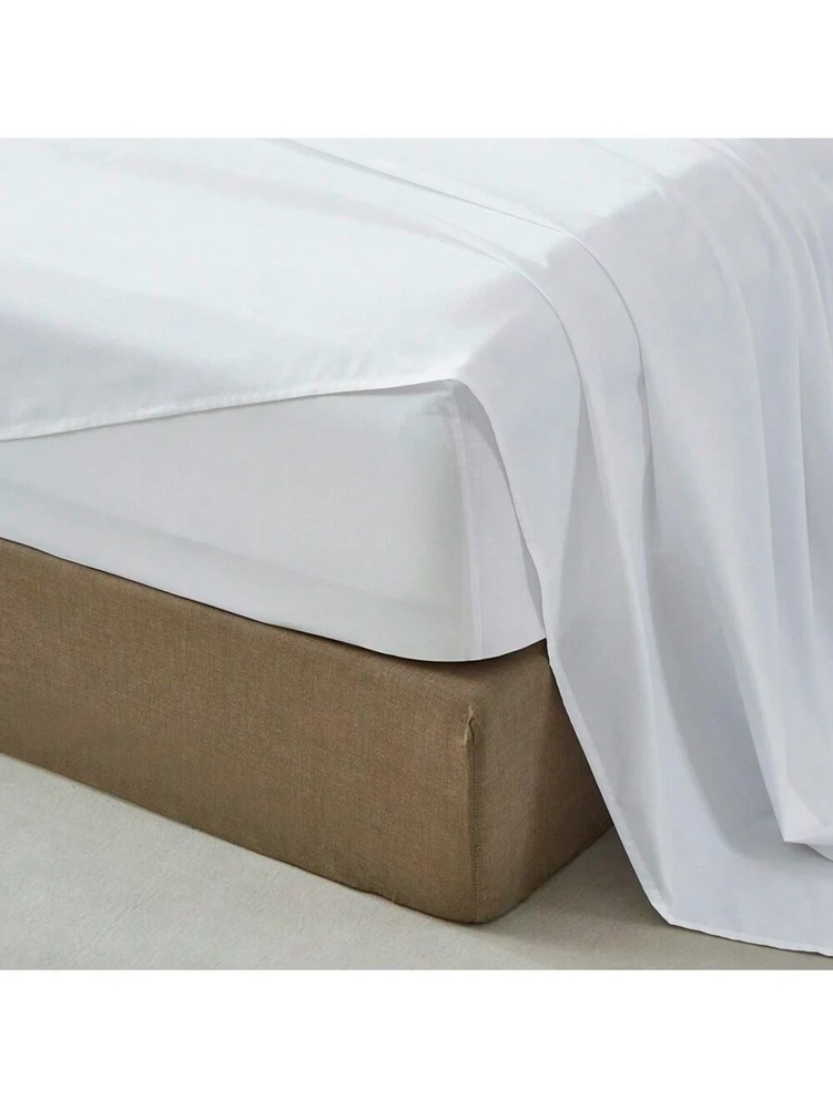 3/4 Piece Bed Sheet Soft Cooling Comfortable Breathable Bedding, White