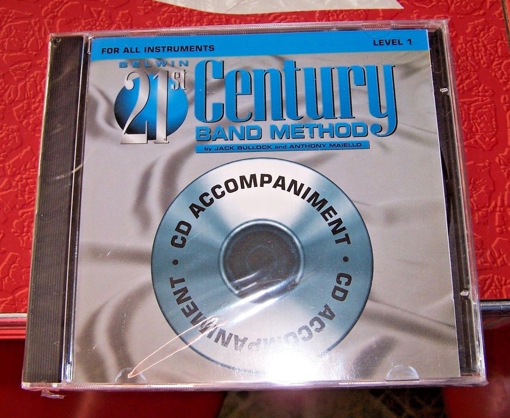 BELWIN 21st CENTURY BAND METHOD- Accom. CD - Lev 1- NEW