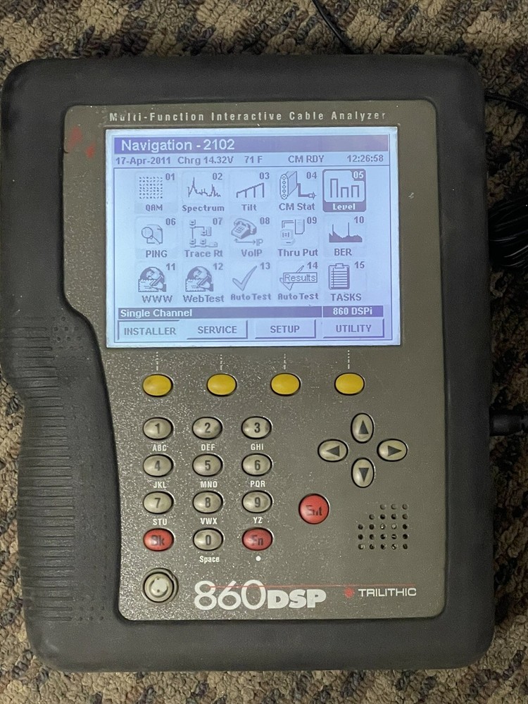 Multifunction Interactive Cable Analyzer | Trilithic 860DSP W/15V 2A (QTY:5)