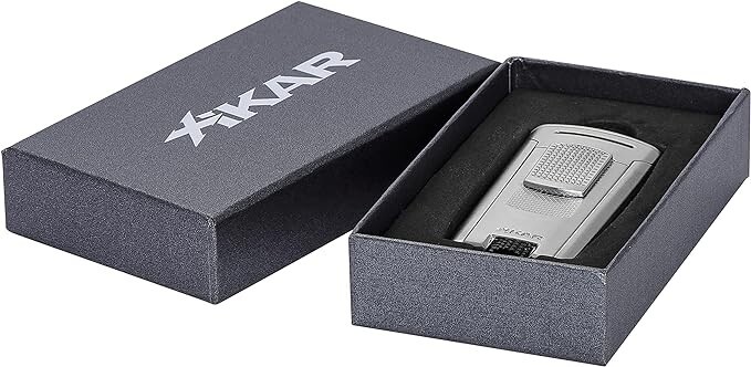 Xikar Astral Single Jet Flame Cigars, Silver