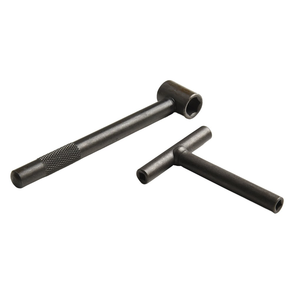 2 Pcs Spanner Wrench Motorcycle Valve Adjustment Tool Square Hexagonal Hardware