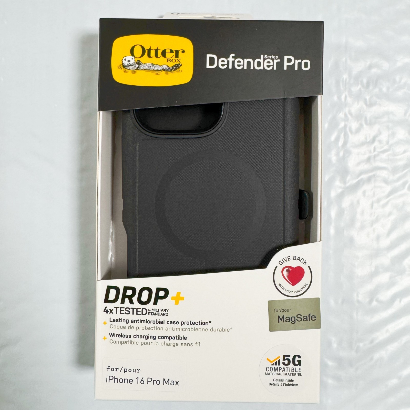 OtterBox Defender for MagSafe With Holster for iPhone 16 Pro Max, Black Case