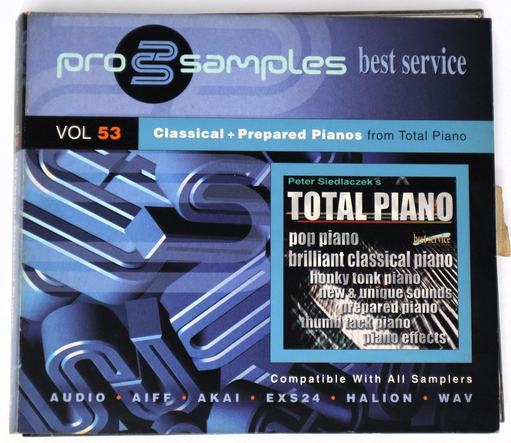 Best Service Pro Samples 53 Classical Prepared Pianos Sample Library/Sampling CD