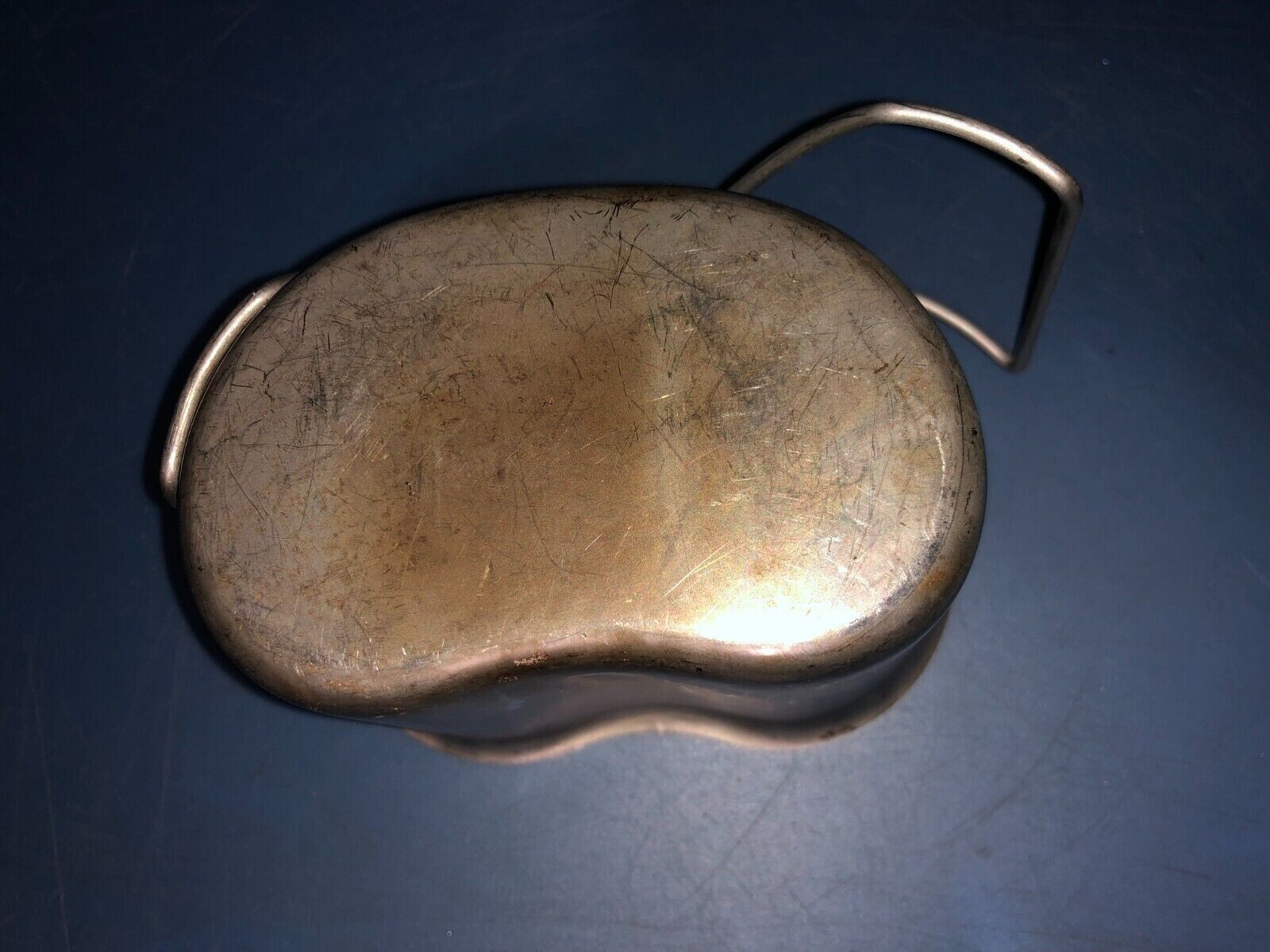 GENUINE US Military Issue Metal CANTEEN CUP 1 QT USGI HEAVY DUTY Wire Handle VGC