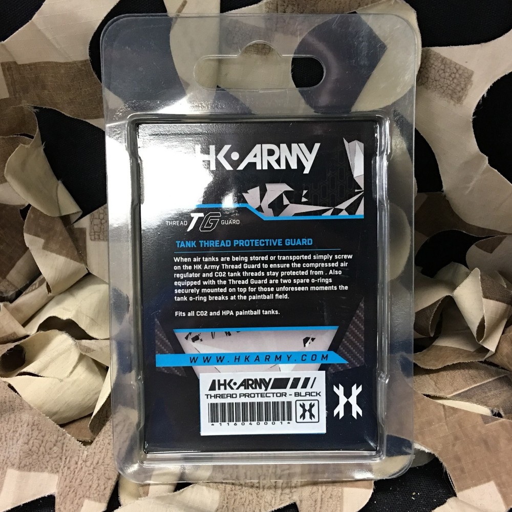 HK Army Paintball Tank Thread Guard Protector - Black