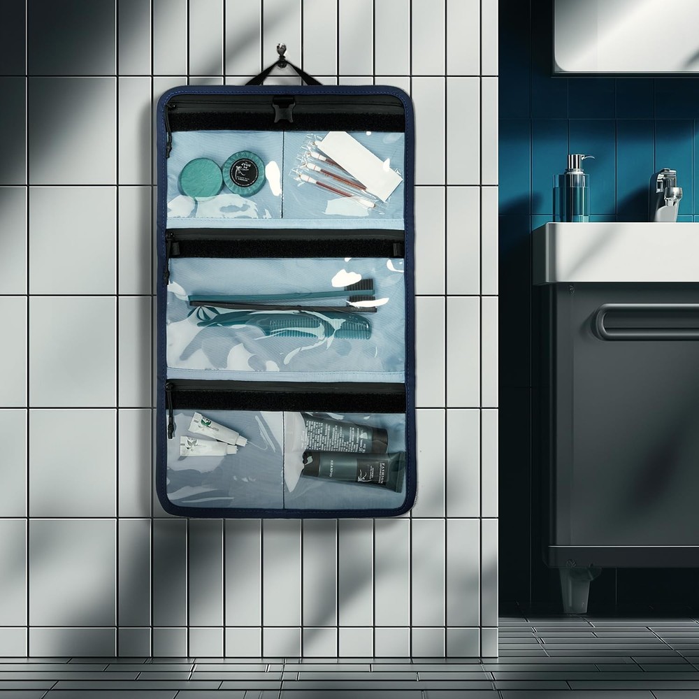 Multi-Purpose Storage Bag, Tri-Fold Design, 5 Compartments, Splash-Proof, for...