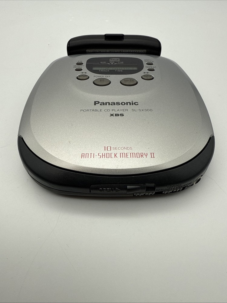 Panasonic Portable CD Player SL-SX300 Silver Bundle - Working
