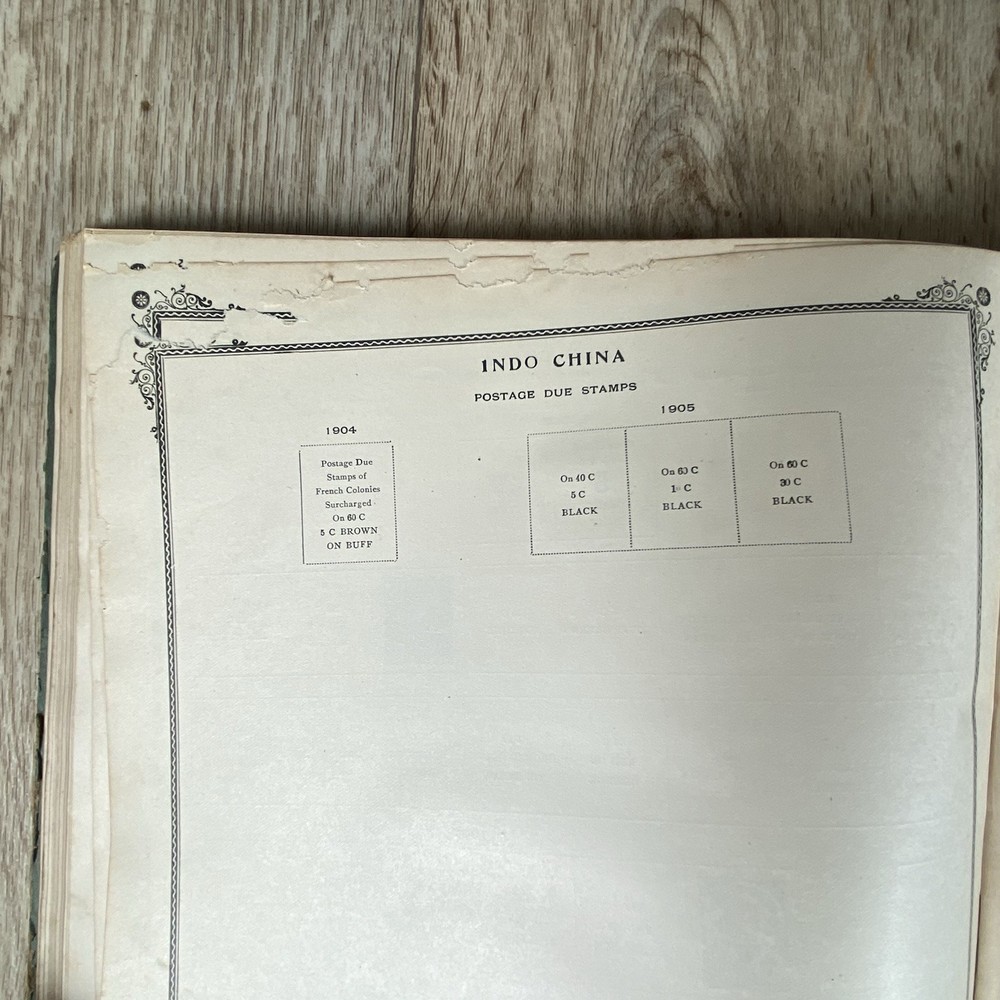 International Postage Stamp Album 1901-8 w/Engravings Scott Stamp & Coin Co.