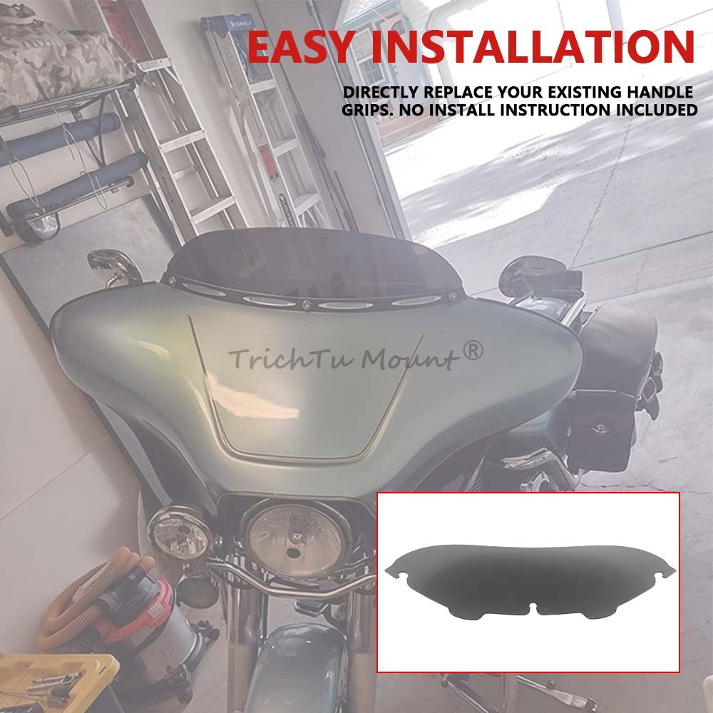7" Batwing Windshield Windscreen for Harley Electra Glide Standard FLHT 1996–09
