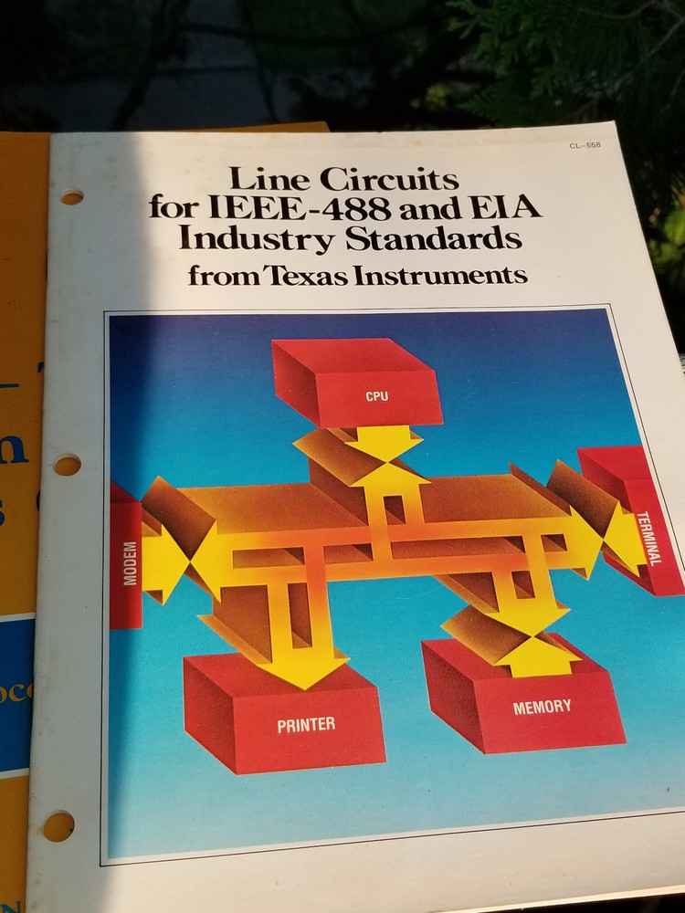 5 VINTAGE TEXAS INSTRUMENTS BOOKS DATA ELECTRONICS DIGITAL MANUALS