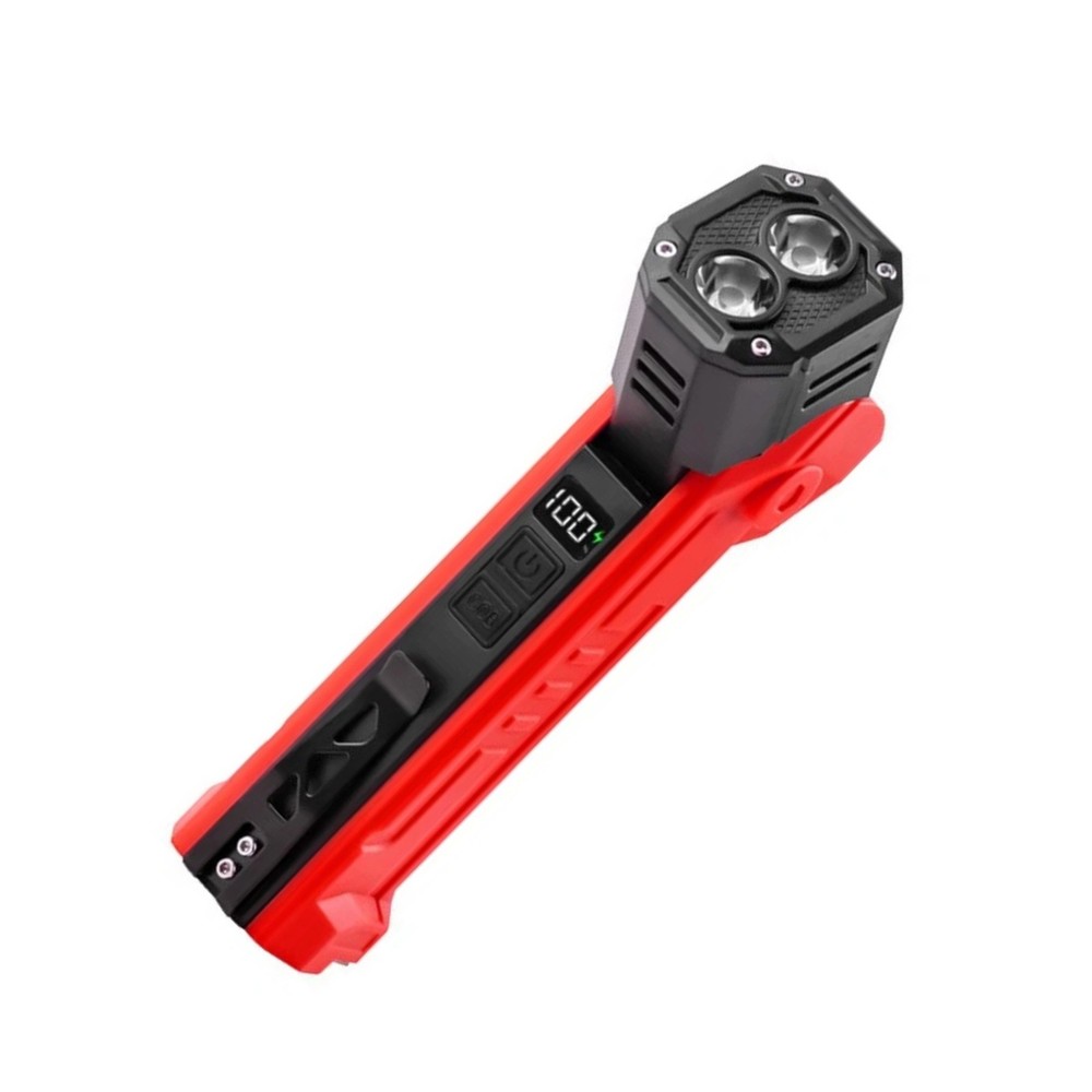 Magnetic Base LED Work Light 600LM Rechargeable Type-C Flashlight Lamp Tool