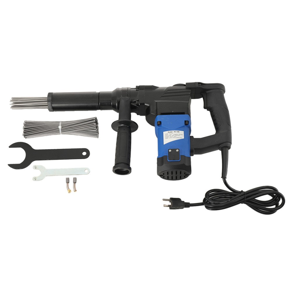 Electric Needle Derusting Gun Rust Removal Needle Scaler Jet Chisel 110V US plug