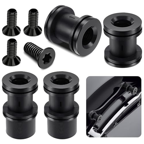 Quick Release Sissy Bar Luggage Rack Kits - Four Point Docking Hardware Kits