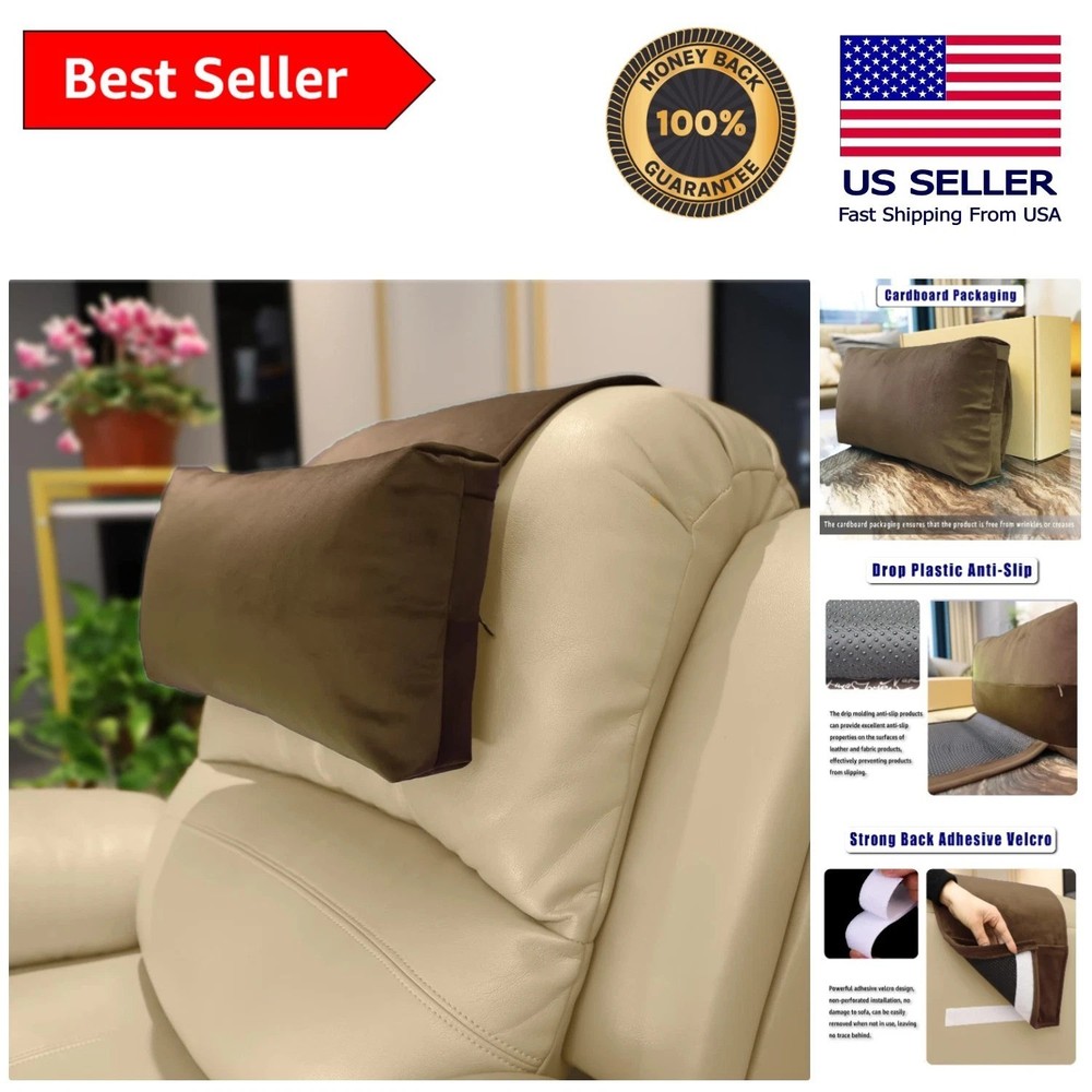 Adjustable Neck Support Pillow for Recliners - Super Soft & Machine Washable