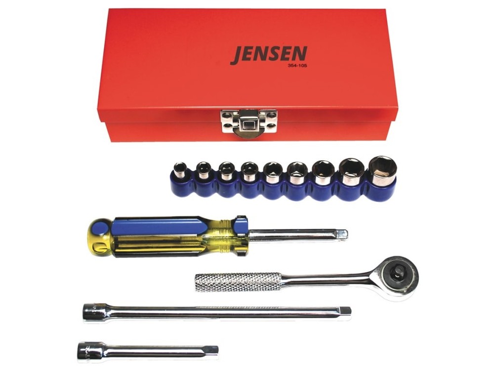 Techni-Pro 354-814 - 1/4' Drive Metric Socket Set, 14 Pcs.