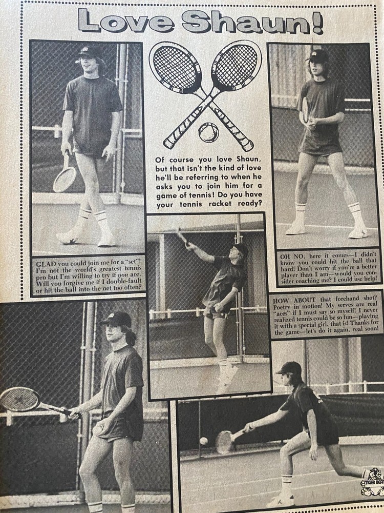 Shaun Cassidy, Full Page Vintage Clipping