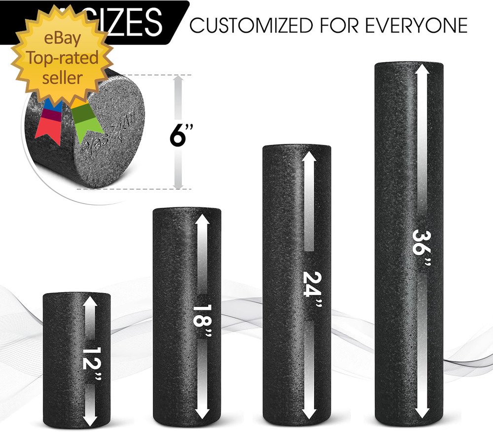 High-Density EPP round Back Roller Foam Exercise Foam Roller for Yoga Pilates