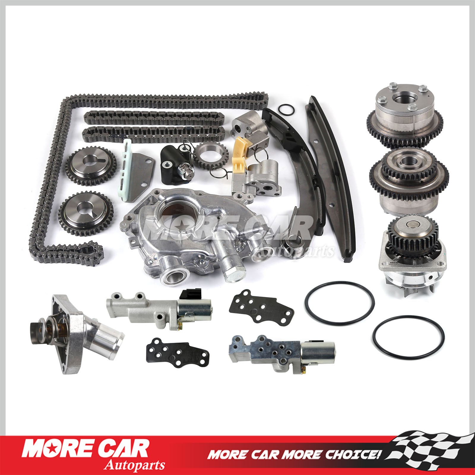 Timing Chain Kit VVT Oil Water Pump for Nissan Xterra Frontier Pathfinder NV1500