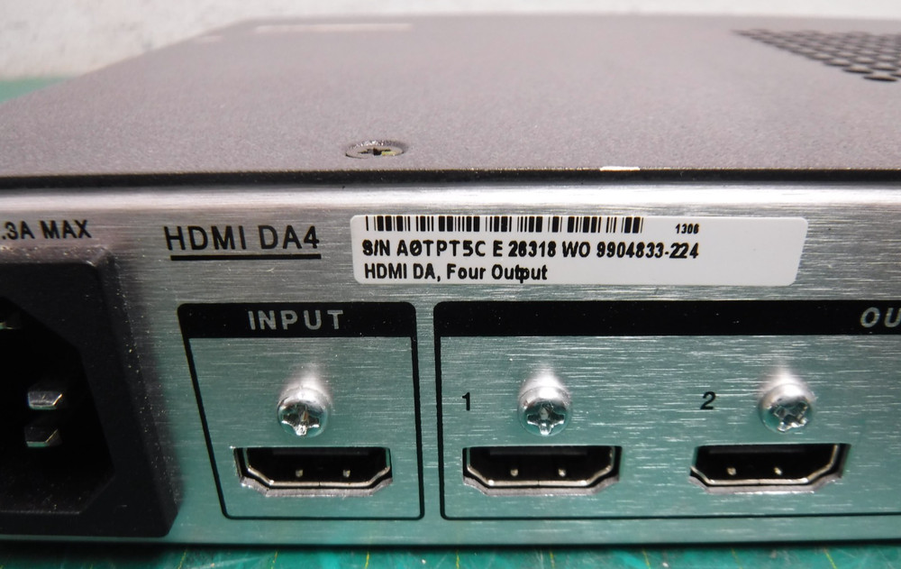 Extron HDMI DA4 1x4 Distribution Amplifier