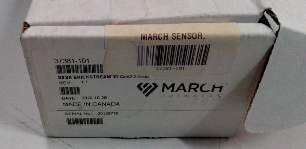 Flir Camera Brickstream Stereo 3D Gen2 PEOPLE COUNTING SENSOR