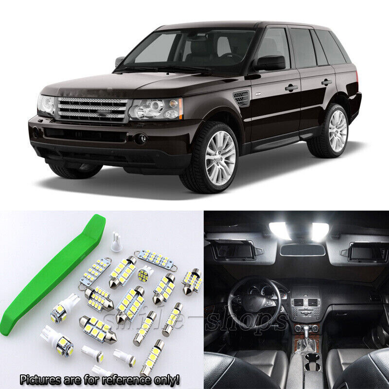 HID White 20pcs Interior LED Light Kit for 2003-2009 Range Rover + Free Tool