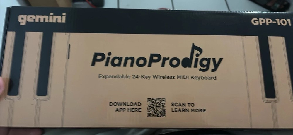 Gemini Piano Prodigy Wireless Midi Keyboard GPP-101 OPEN BOX