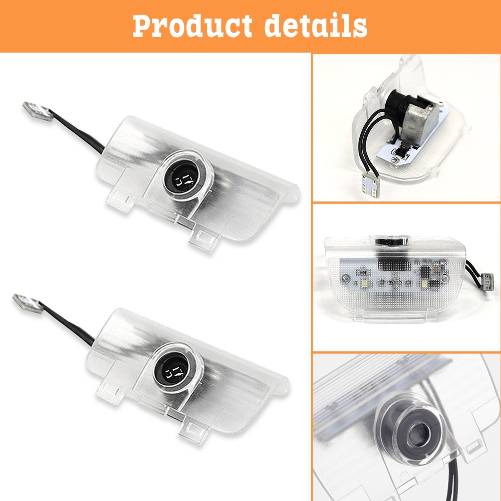 2PCS LED Door Light Projector Courtesy Ghost Shadow Step Puddle Lamp For Accord