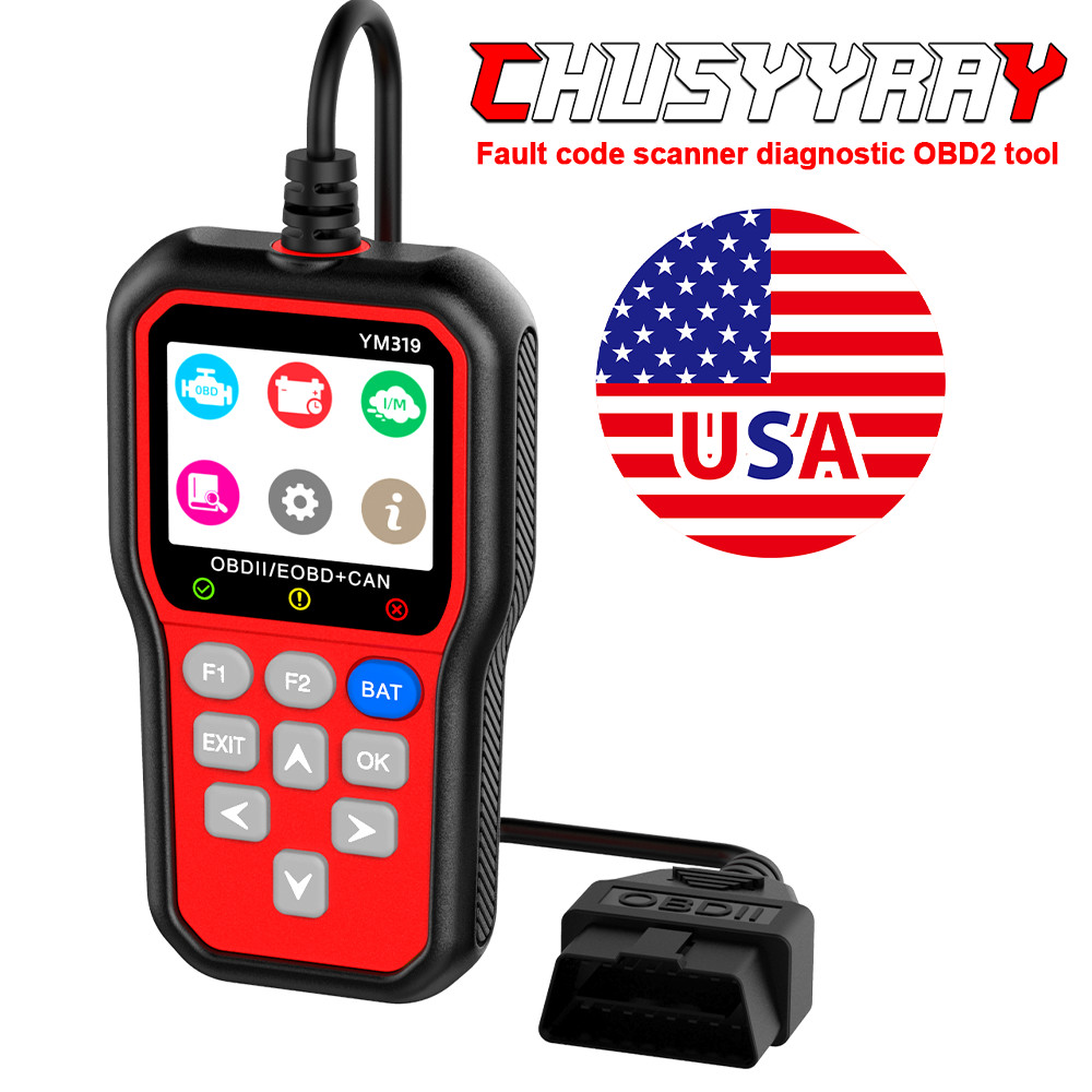 Automotive Check Engine Fault Code OBD2 Scanner Code Reader Car Diagnostic Tool