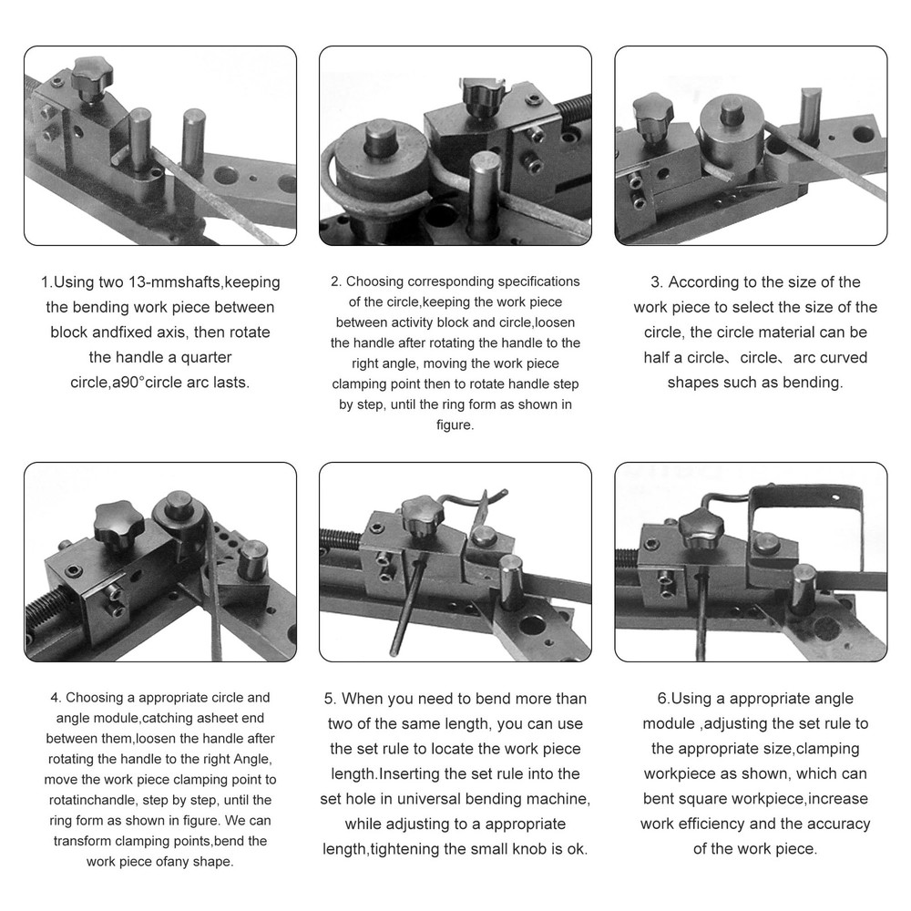 WINMAX TOOLS AUTOMOTIVE Manual Mounting Mini Universal Bending Bender Forms Wire